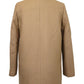 Women's Camel Kurt Wool Coat Fur Trim Hood