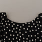 Polka Dot Sheath Midi Elegance