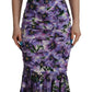 Floral Elegance Midi Sheath Dress