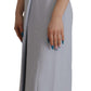 Elegant Light Blue A-line Dress