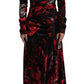 Elegant Floral A-Line Sheath Dress