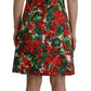 Multicolor Floral A-Line Dress