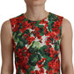 Multicolor Floral A-Line Dress