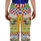 Multicolor High Waist Snow Pants