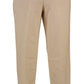 Elegant Ivory High-Waist Wool Pants