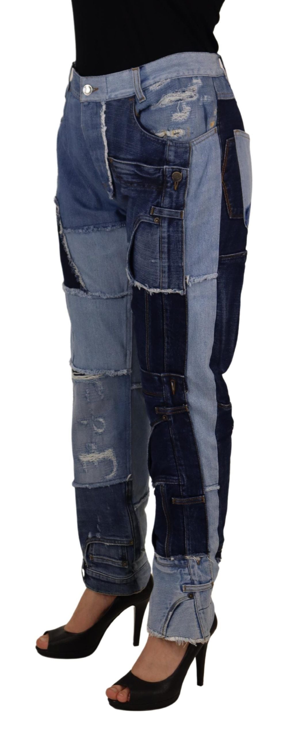 High Waist Skinny Couture Jeans