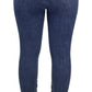 Blue High Waist Stretchable Skinny Pants Jeans