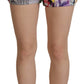 Patchwork High Waist Designer Shorts