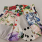 Patchwork High Waist Designer Shorts