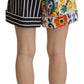 Majolica High Waist Designer Bermuda Shorts