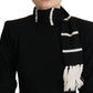 Elegant Black Cashmere Turtleneck Sweater
