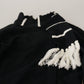 Elegant Black Cashmere Turtleneck Sweater
