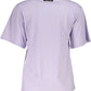 Purple Cotton Women T-Shirt