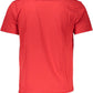 Red Cotton Men T-Shirt