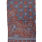 Stonewash Modal Silk Paisley Print Jacquard Scarf