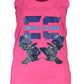 Pink Cotton Women Tank Top