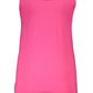 Pink Cotton Women Tank Top