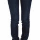 Ermanno Scervino Chic Dark Blue Skinny Jeans