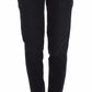 Sleek Black Slim Leg Designer Jeans