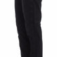 Sleek Black Slim Leg Designer Jeans