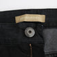 Sleek Black Slim Leg Designer Jeans