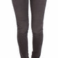 Chic Gray Slim Leg Jeans - Elegance Meets Comfort