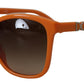 Chic Orange Round Sunglasses for Women