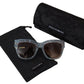 Blue Lace Acetate Rectangle DG4231 Shades Sunglasses