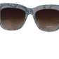 Blue Lace Acetate Rectangle DG4231 Shades Sunglasses