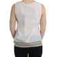 Elegant White Bow-Detailed Sleeveless Top