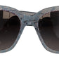 Elegant Sicilian Lace-Infused Women's Sunglasses