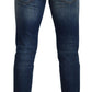 Elegant Slim Fit Italian Denim Jeans