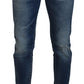 Elegant Slim Fit Italian Denim Jeans