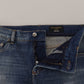 Elegant Slim Fit Italian Denim Jeans