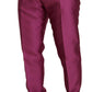 Elegant Slim Fit Formal Dress Pants in Pink