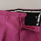 Elegant Slim Fit Formal Dress Pants in Pink