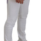 Elegant Slim Fit White Skinny Jeans