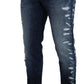 Elegant Blue Wash Regular Fit Jeans