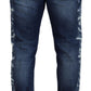 Elegant Blue Wash Regular Fit Jeans