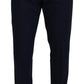 Chic Slim Fit Chinos in Blue