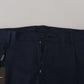 Chic Slim Fit Chinos in Blue