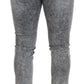 Chic Slim Fit Gray Denim