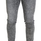 Chic Slim Fit Gray Denim