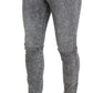 Chic Slim Fit Gray Denim