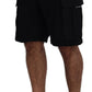 Elevate Your Summer: Classic Black Bermuda Shorts