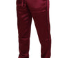 Silk Lounge Pants in Bordeaux