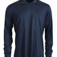 Sophisticated Silk Polo Sweater in Blue