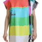 Multicolor Sleeveless Cotton Top