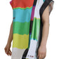 Multicolor Sleeveless Cotton Top