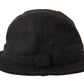 Elegant Gray Trilby Hat in Wool and Cashmere